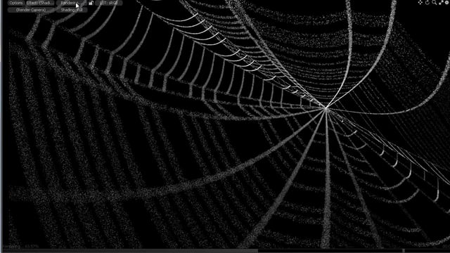 modoのクモの巣生成スクリプト「Spider Web Generator」
